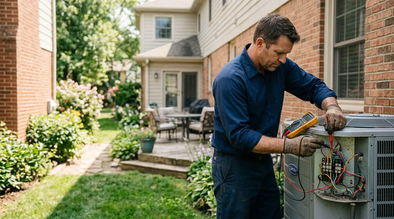 HVAC technician working near Slagle, LA